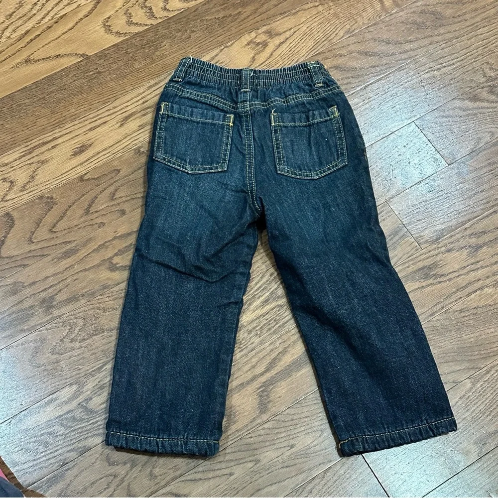 Old Navy Infants Fleece Lined Denim Jeans size 18-24 Month